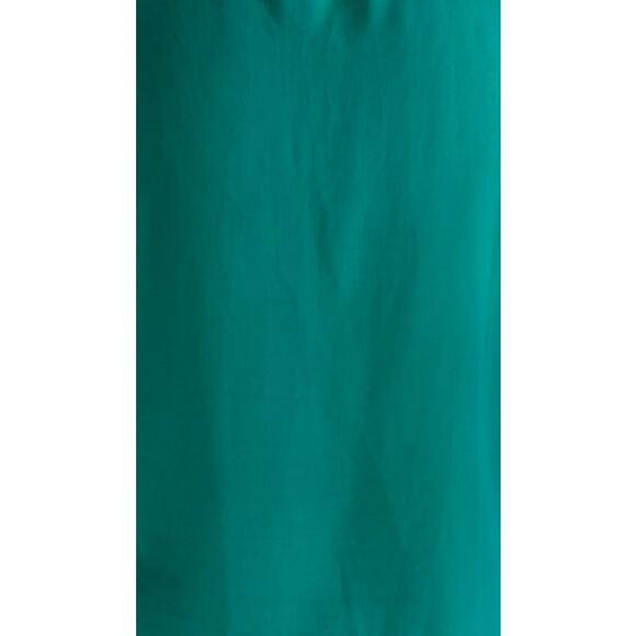 Banana Republic Factory Med Green Zip Front Sleeveless Polyester Shirt - Picture 6 of 7